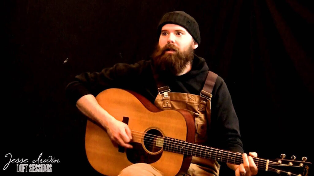 Jesse Irwin in the headlights