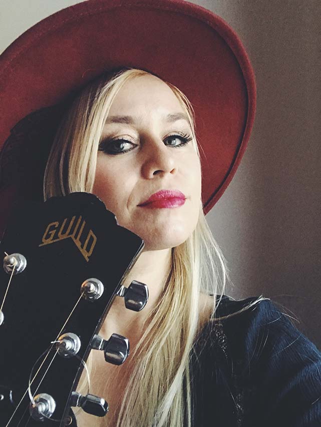 Sofia Talvik in a Red Hat